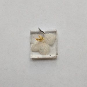 White Flower Pendant